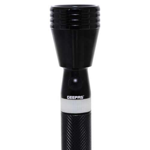 Geepas GFL4641 Rechargeable LED Flashlight Torch - Black