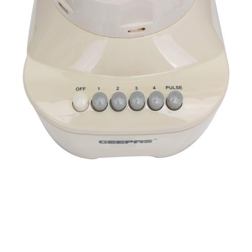 Geepas Blender - GSB5362 2 In 1 1.5L 400W Blender -White