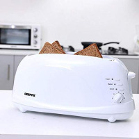 Geepas 4-Slice Bread Toaster/Browning Control 1X6 GBT9895 - White