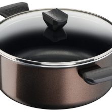 Tefal Easy Cook & Clean B5544602 Cooking Pot 24 cm (4.7 L) with Lid Suitable for All Heat Sources Except Induction Cooking Pans