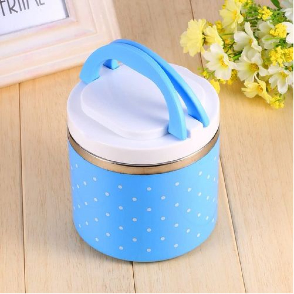 1 Layer Steel Food Insulated Lunch Box Container Tiffin- Multi-colours Lunch Boxes TilyExpress 11