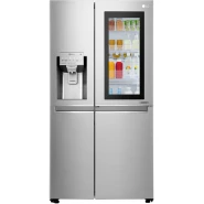 LG 668 L InstaView Door-in-Door Wi-Fi Inverter Side-by-Side Refrigerator (GC-X247CSAV, Noble Steel)