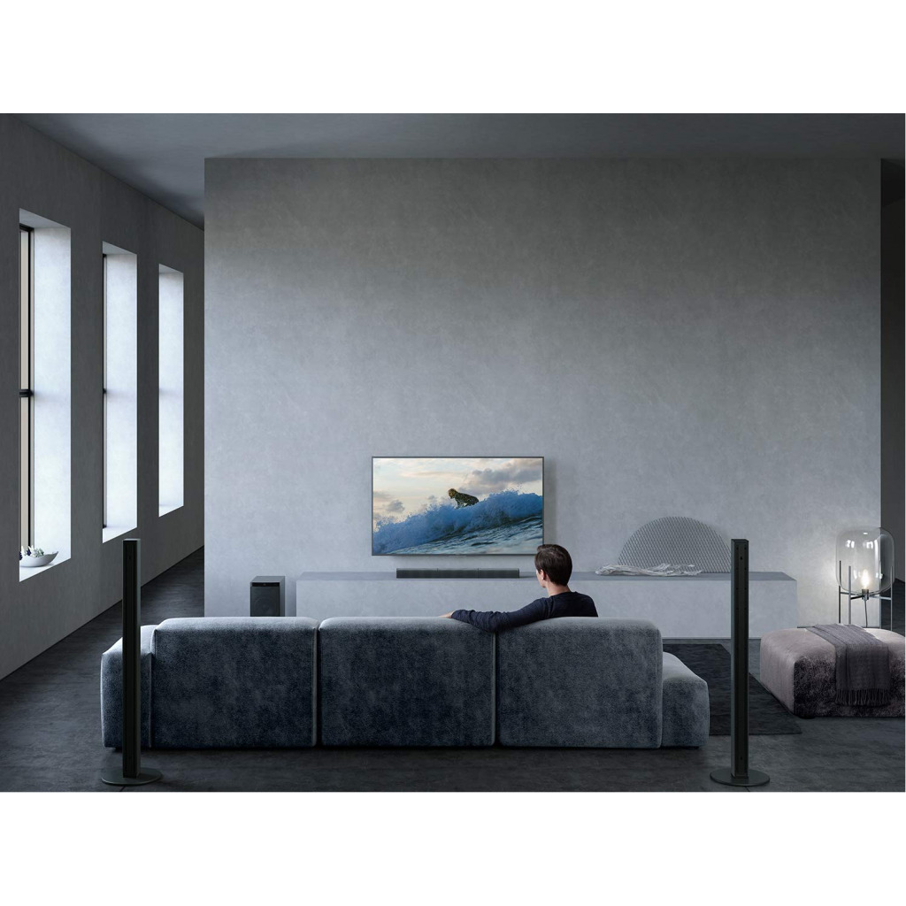 Sony HT-S700RF Real 5.1ch Dolby Audio Soundbar for TV with Tall boy Rear Speakers & Subwoofer, 5.1ch Home Theatre System (1000W, Bluetooth & USB Connectivity, HDMI & Optical Connectivity)