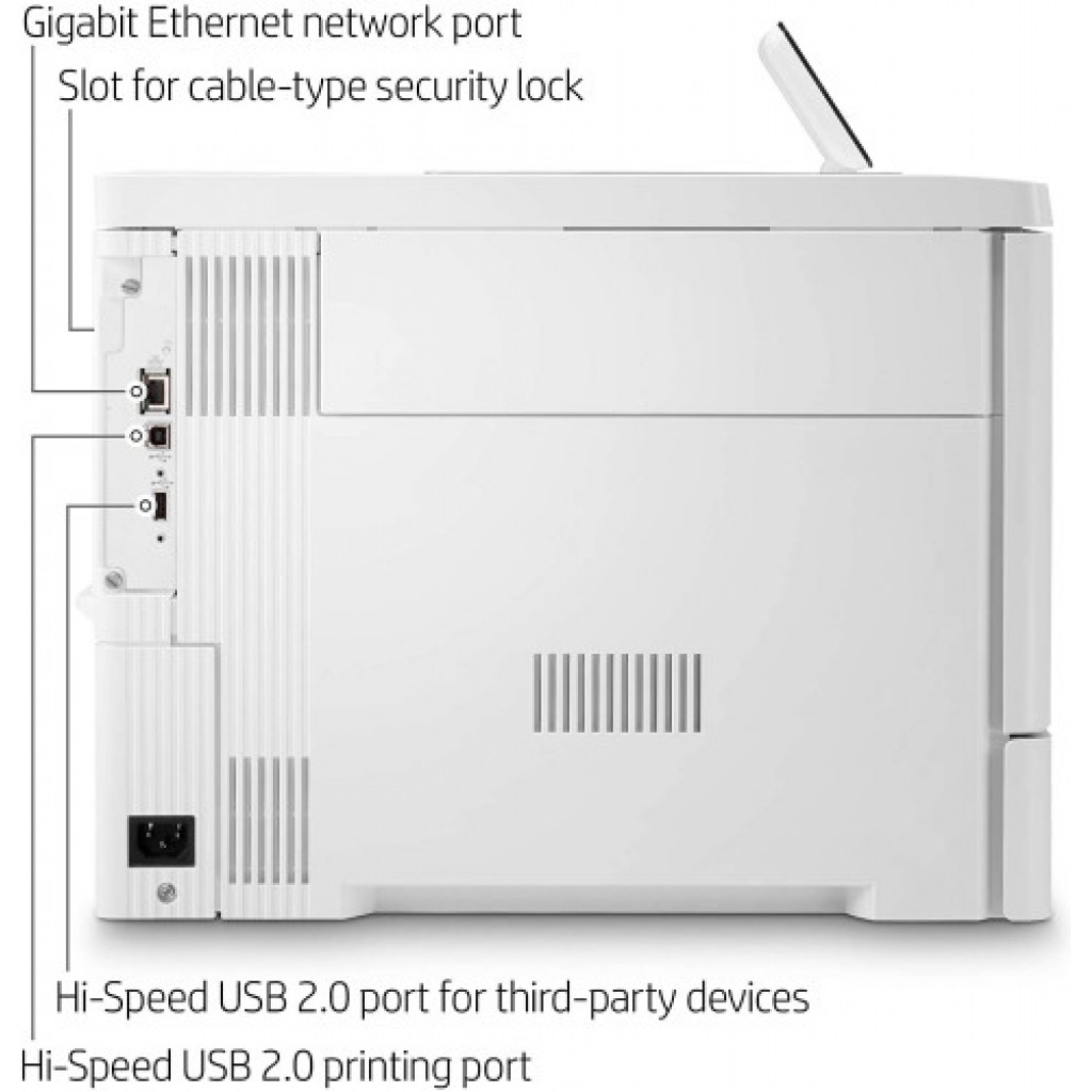 HP Color LaserJet Enterprise M555dn Duplex Printer (7ZU78A) - White