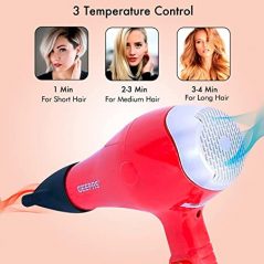 Geepas Red Hair Dryer, GH8078