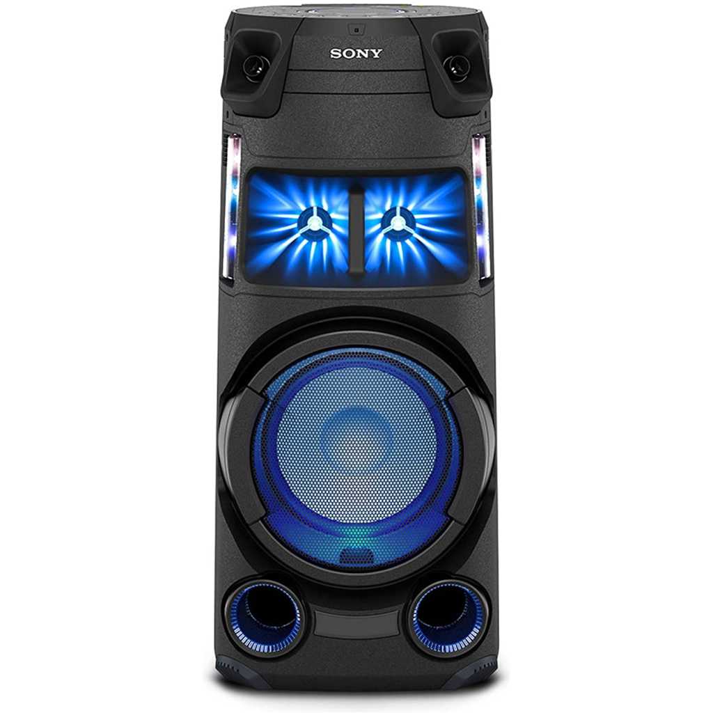 Sony MHC-V43D Party Box High Power Party Speaker with Bluetooth Technology (Karaoke, Gesture Control, Party Light) - Black