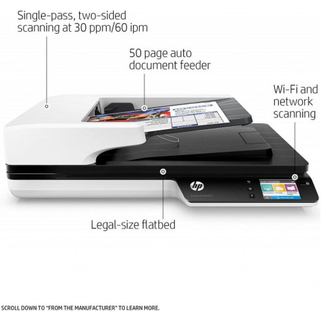 HP ScanJet Pro 4500 fn1 Network Scanner (L2749A)