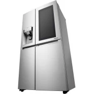 LG 668 L InstaView Door-in-Door Wi-Fi Inverter Side-by-Side Refrigerator (GC-X247CSAV, Noble Steel)