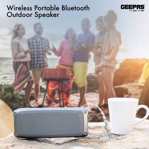Geepas GMS11182 Bluetooth Rechargeable Speaker - Black