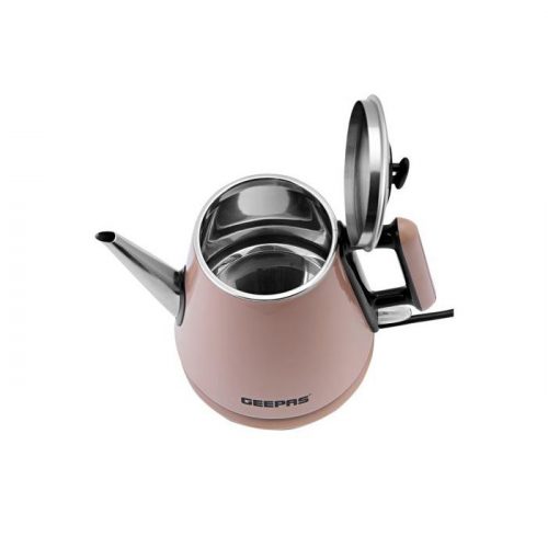 Geepas GK38012 Double Layer Electric Kettle 1.2L - Stainless Steel