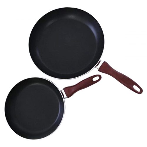 Royalford RF1754 Fry Pan - Set of 2 Pieces, Red