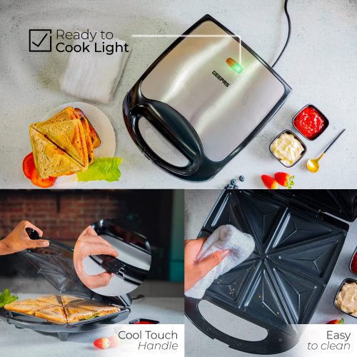 Geepas Sandwich Maker - GST5391 - Black