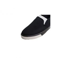 Men’s Slip-On Plimsolls – Black Men's Loafers & Slip-Ons TilyExpress