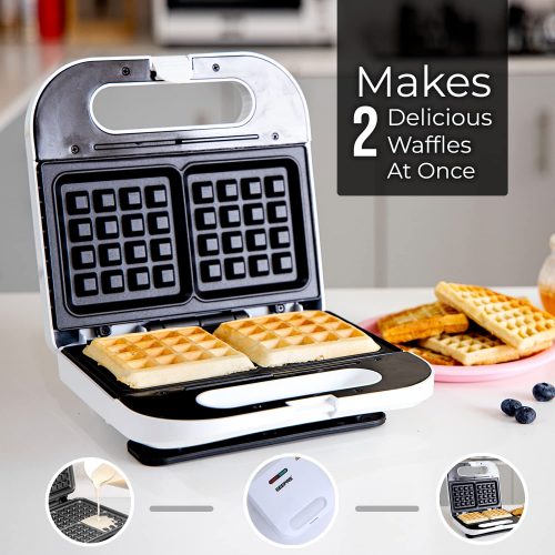 Geepas Waffle Maker - GWM676 - White