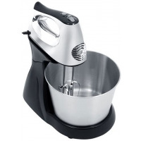 Geepas Stand Mixer , GHM5461 , 240 Volts -Black/Silver