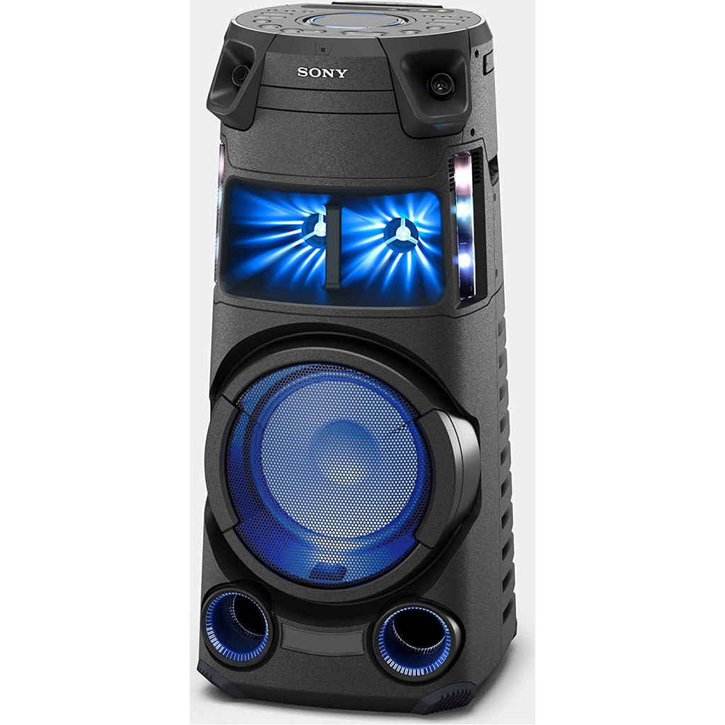 Sony MHC-V43D Party Box High Power Party Speaker with Bluetooth Technology (Karaoke, Gesture Control, Party Light) - Black