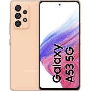 Samsung Galaxy A53 5G Dual A536E 128GB ROM, 8GB RAM, 64MP, 6.5" - Peach