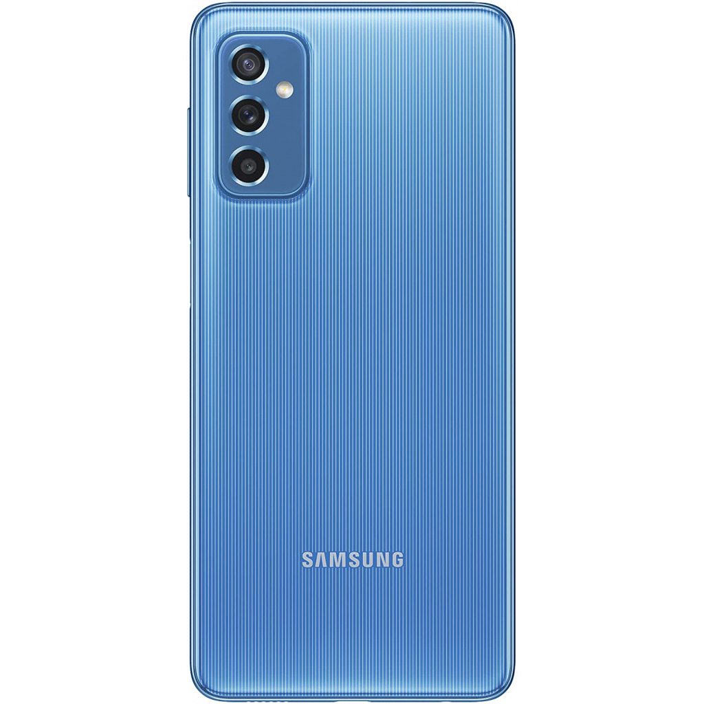 Samsung Galaxy M52 5G (ICY Blue, 8GB RAM, 128GB Storage) 64MP 5000mAH| sAMOLED 120Hz Display