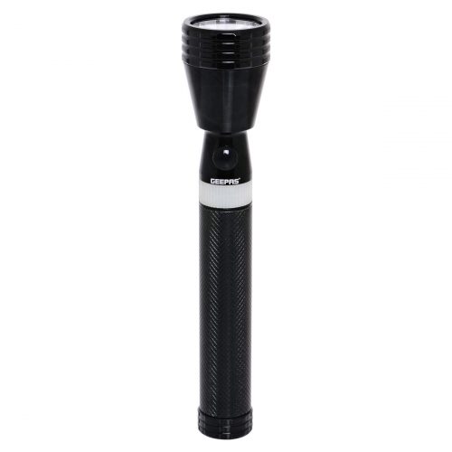 Geepas GFL4641 Rechargeable LED Flashlight Torch - Black