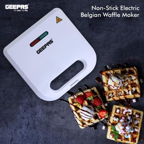 Geepas Waffle Maker - GWM676 - White