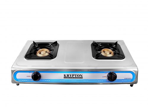 Krypton 2 Burner Gas Cooker, KNGC6034 - Silver