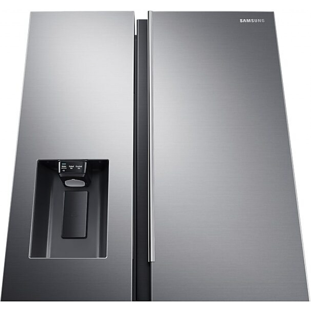 Samsung 635-Litres Fridge RS64R5111M9 | Side by Side Fridge With Dispenser With SpaceMax Technology - Silver