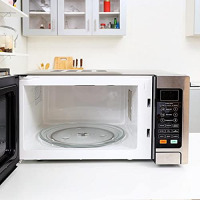 Geepas GMO1897 35L Digital Microwave Oven - 1400W Microwave Oven with Multiple Cooking Menus | Reheating & Defrost Function | Child Lock | Push-button door, Digital Controls