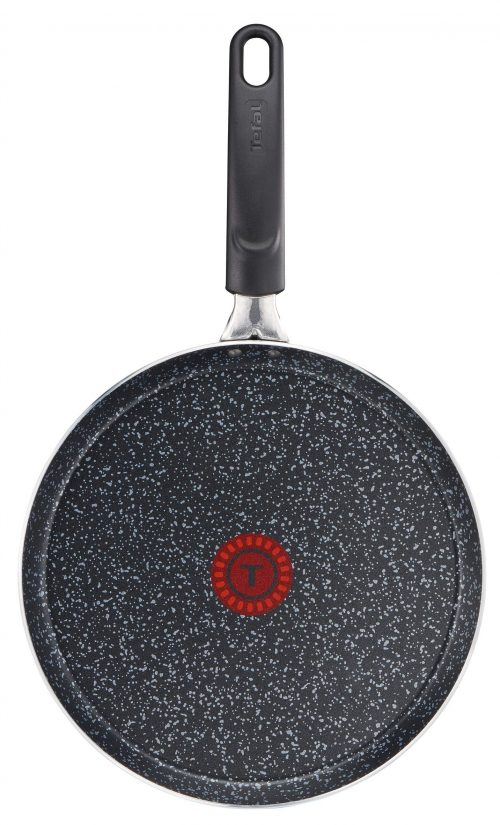 Tefal Origins Crepe Pan 25 cm Speckled Pancake, Roti Bread, Egg,Chapati Frying Pan Black All Heat Sources Except Induction B3701002