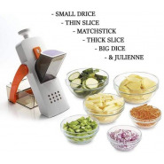 Safe Slice Mandoline Slicer, Dicer For Vegetables, Meal Prep With 30+ Presets & Thickness Adjuster -Multi-colours Graters, Peelers & Slicers TilyExpress 2