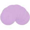 6 Round Decorative Placemats Table Mats- Purple