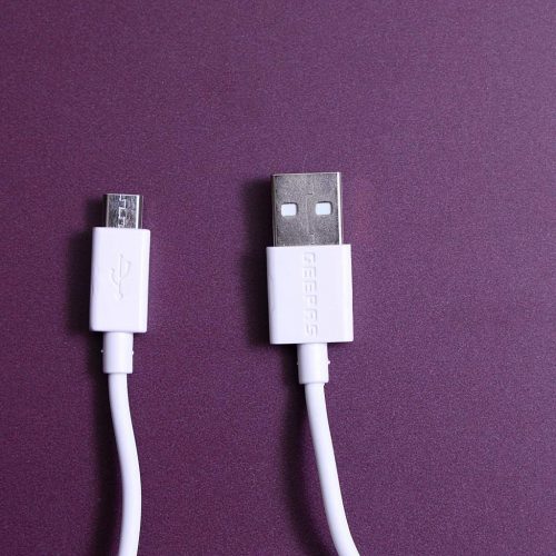 Geepas Micro USB Charging Data Cable, GC1962, White