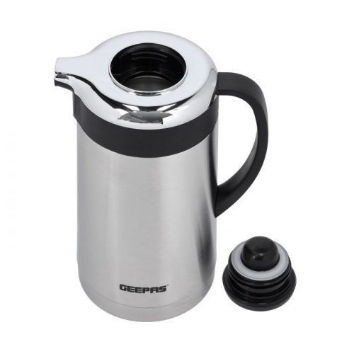 Geepas 1L Stainless Steel Vacuum Flask, Double Wall Airpot, GVF27015