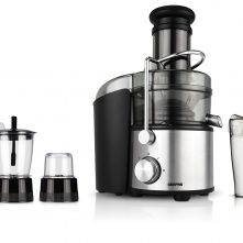 GEEPAS 4-in-1 Blender And Juice Extractor, Black, GSB44016