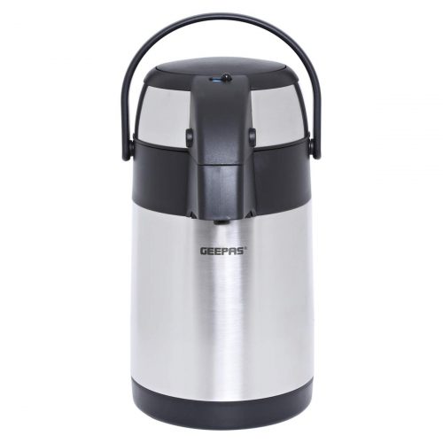 Geepas GVF5262 Stainless Steel Airpot Double Wall Flask, Silver
