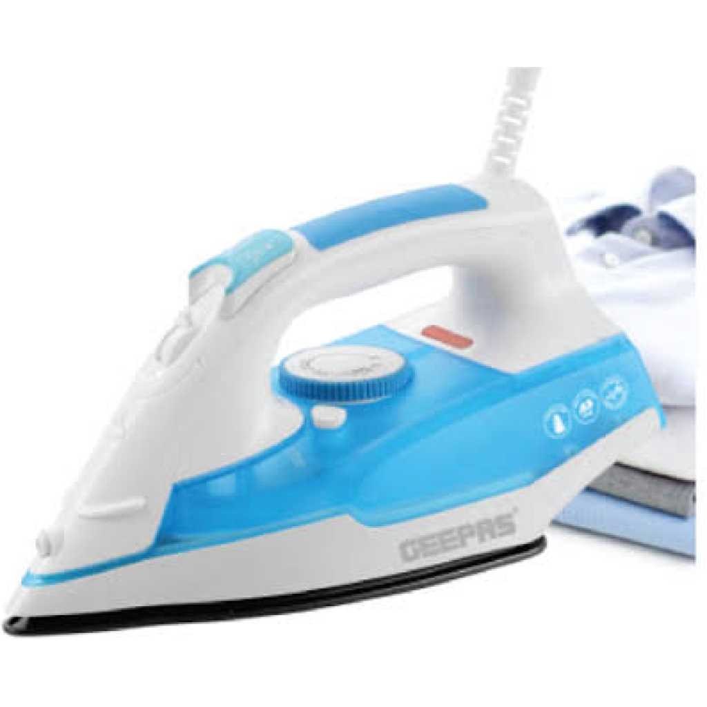 Geepas Steam Iron, Assorted Colors, GSI7809