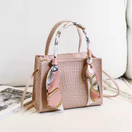 Hot Silk Scarf Handbag Messenger Shoulder Bag Pink Handbags TilyExpress 2