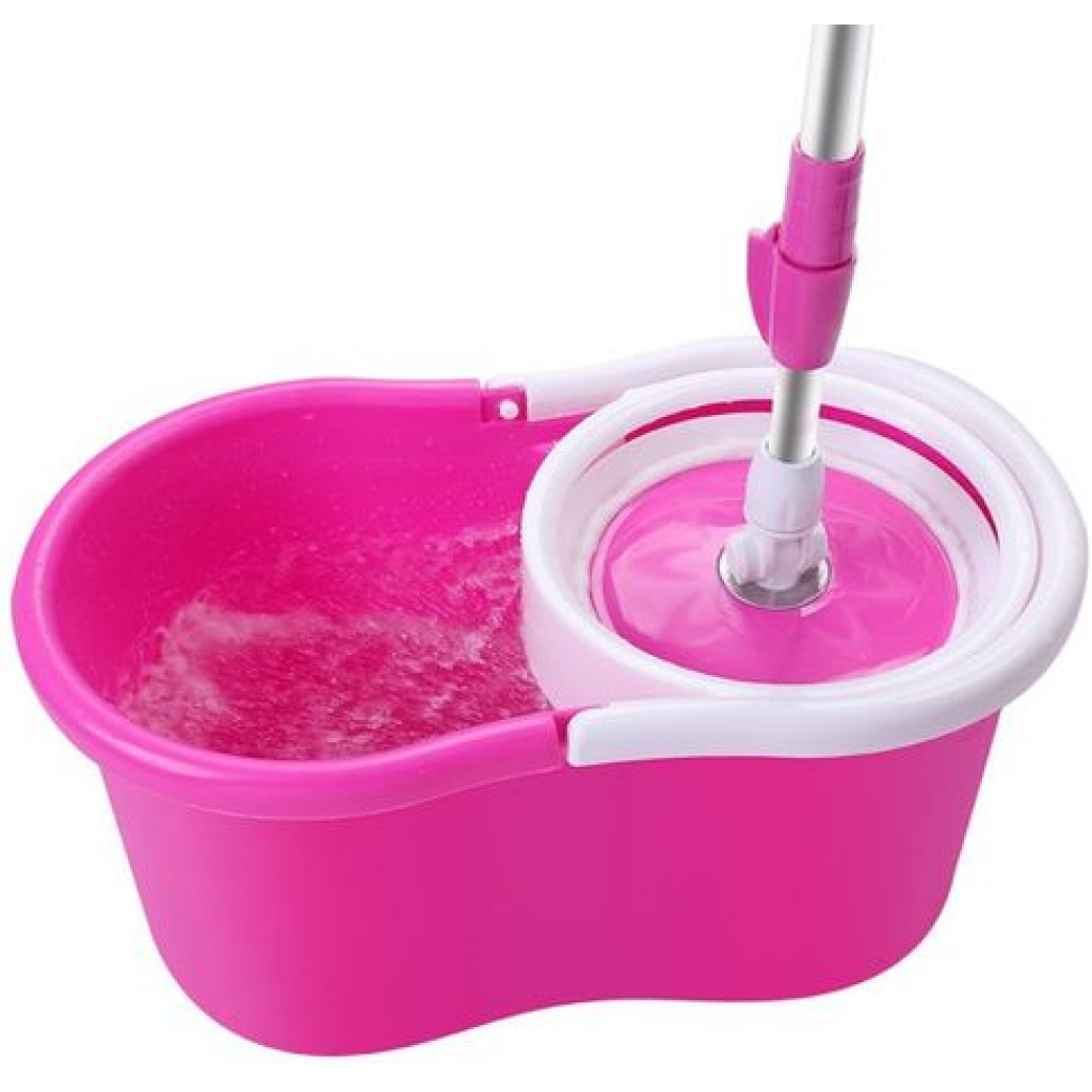 360 Spin Magic Mop with Bucket – Pink Moppers TilyExpress 5