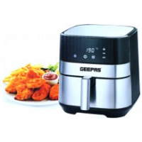 Geepas GAF37510 5L Digital Air Fryer - Electric Air Cooker With Digital Touch Screen & 60 Minute Timer, Led Display, Auto Shut Off | 2 Years Warranty