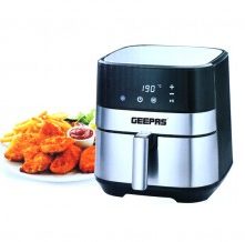 Geepas GAF37510 5L Digital Air Fryer - Electric Air Cooker With Digital Touch Screen & 60 Minute Timer, Led Display, Auto Shut Off | 2 Years Warranty