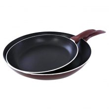 Royalford RF1754 Fry Pan – Set of 2 Pieces, Red