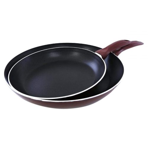 Royalford RF1754 Fry Pan - Set of 2 Pieces, Red