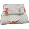 Double Cotton Bedsheets with 2 Pillowcases - Orange Flowers