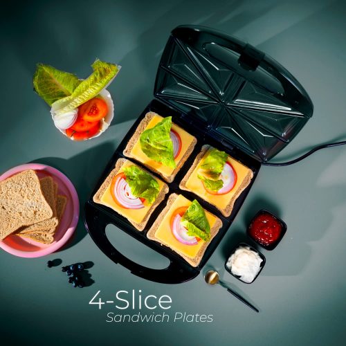 Geepas Sandwich Maker - GST5391 - Black