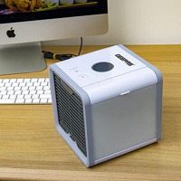 GEEPAS GAC16015 Mini Air Cooler | 750 ml | 3 Speed Options | LED Night Light