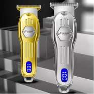 Shinon LCD Trimmer Electric Hair Clipper USB Rechargeable Carving Haircut Machine- Multi-colours Electric Shavers