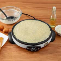 Geepas Crepe Maker, 13″ Die-Cast Aluminum Baking Plate, GCM63039