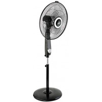 Geepas Stand Fan With Remote Control, Black - Gf9489