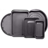 RoyalFord RFU9089 6 PCS Bakeware Set , Carbon Steel, Oven Safe, Premium Non-Stick Coating, 0.4MM Thick, PFOA, PTFE, and BFA Free