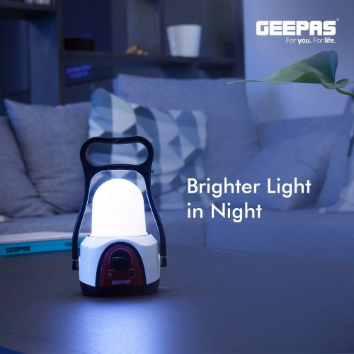 Geepas GE5562 Rechargeable Emergency LED Lantern Desk Lamps