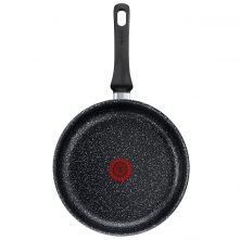 Tefal B3700602 01IZ-EP5 Origins Speckled Frying Pan for All Heat Sources Including Induction, Aluminium, 28 cm, Black